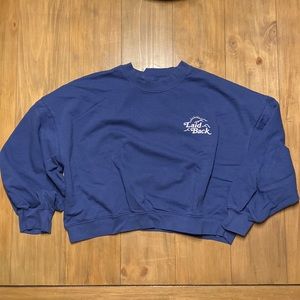 Old Navy Cropped Graphic Sweatshirt